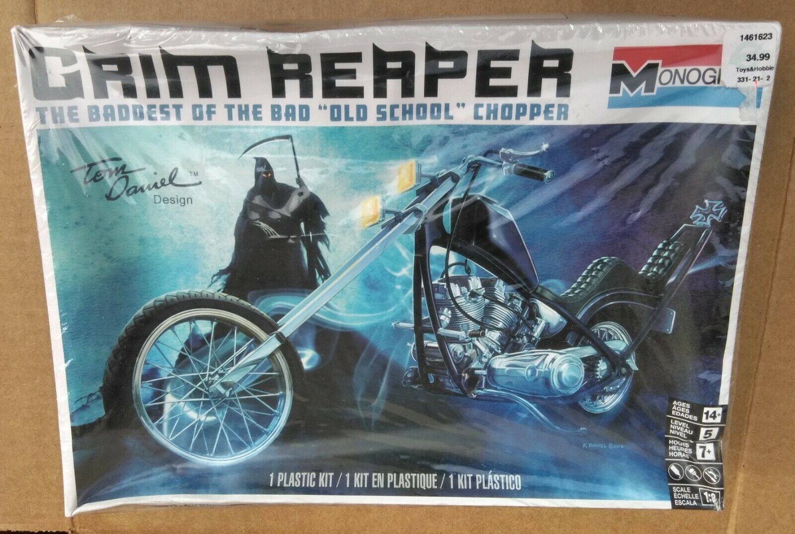 Monogram Grim Reaper Baddest O The Bad Old School Chopper Daniels Factory Sealed