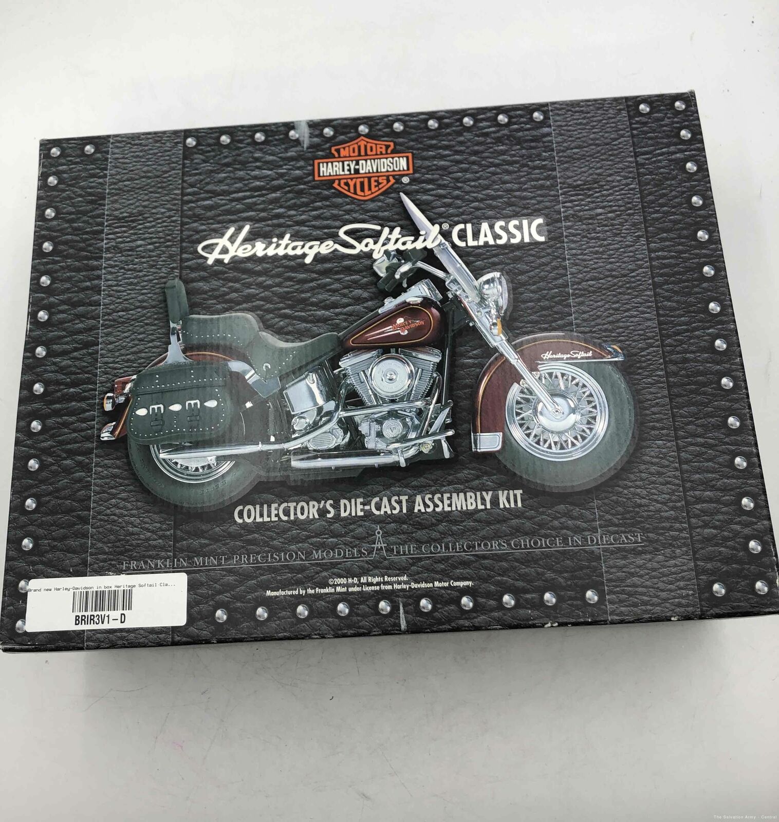 Harley-davidson Heritage Softail Classic Die-cast Model Kit New In Box