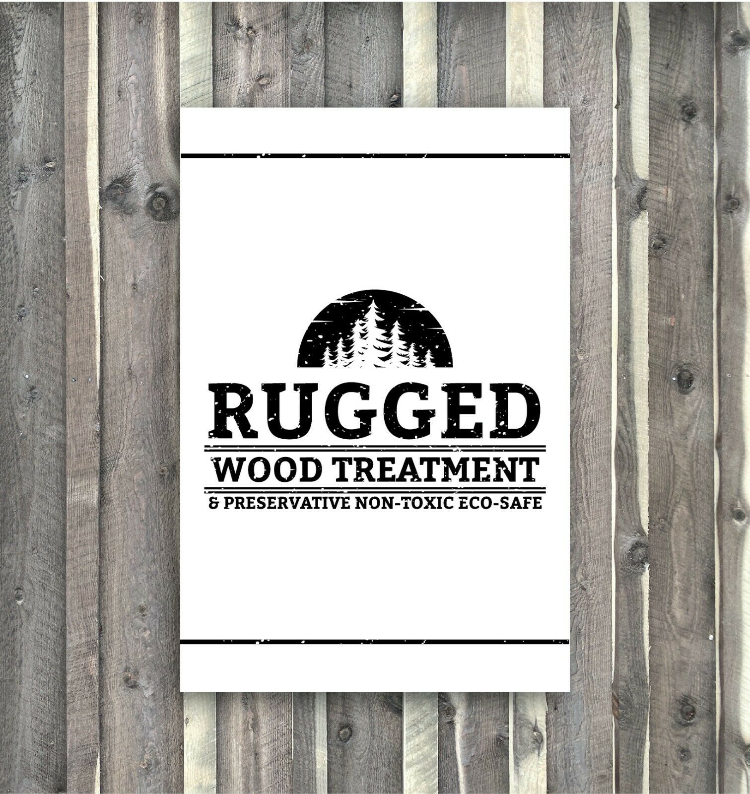 Rugged Wood Treatment Stain Rustic Gray Weathered Siding Barn Fence Eco 5 Gl Mix